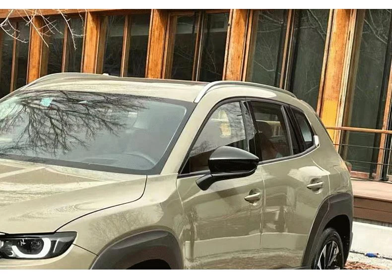 Фото Автомобильный багажник на крышу из алюминиевого сплава, поперечная рейка для Mazda CX-50 CX50 2023 2024, рейки, багажники, верхние рейки, рельсовые коробки №5