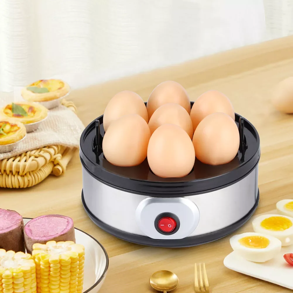 

Multifuctional Eggs Boiler Stainless Steel Small Breakfast Cooker Machine Portable Eggs Steamers Home Kitchen Appliances