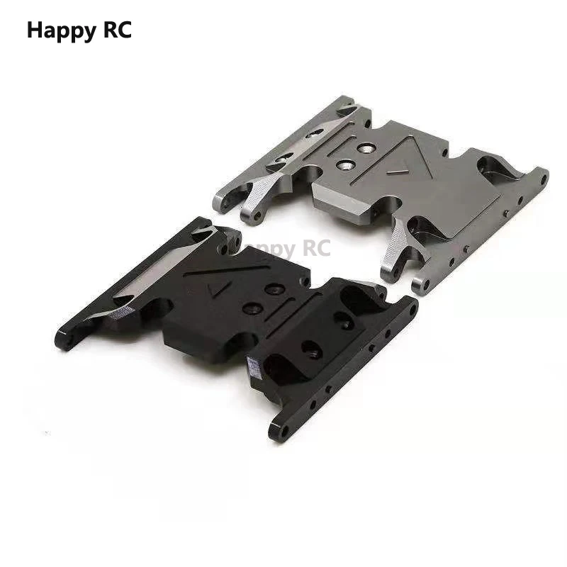 

Aluminum Alloy Transmission Mount Base Gearbox Holder Skid Plates for 1/10 RC Crawler Axial SCX10 and SCX10 II Chassis