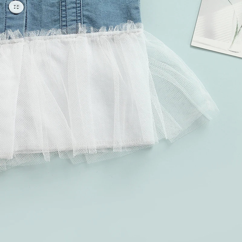 Блузка из сетчатой ткани с воротником-стойкой на пуговицах Топ И для детей от 8