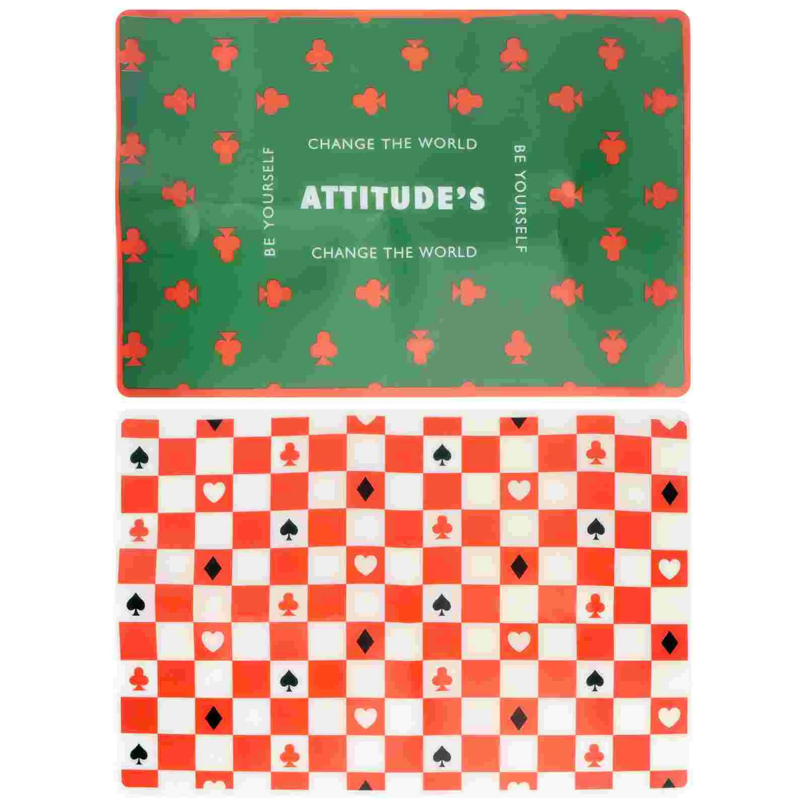 

2Pcs Kitchen Western Placemat Party Table Mat Dish Mat Mat Decorative Placemat for Decor