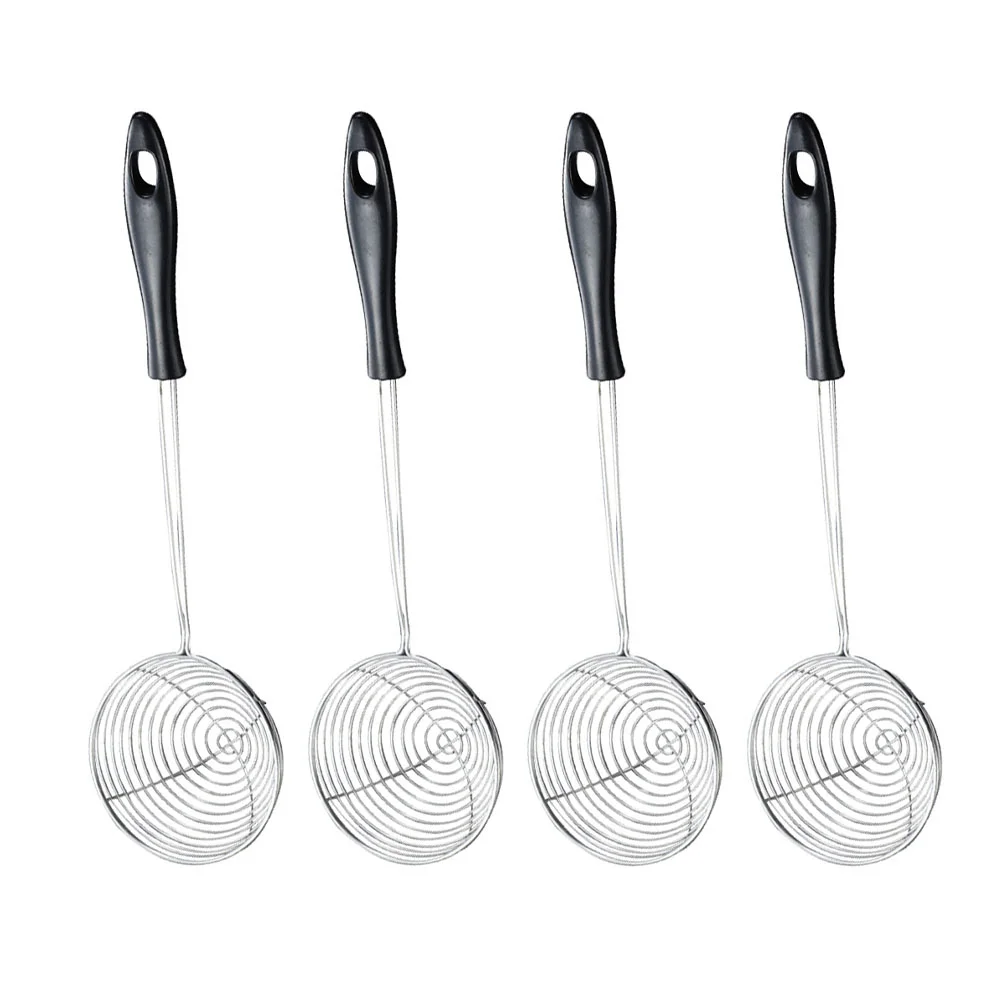 

4 pcs Premium Portable Stainless Steel Colanders Kitchen Utensils for Restaurant