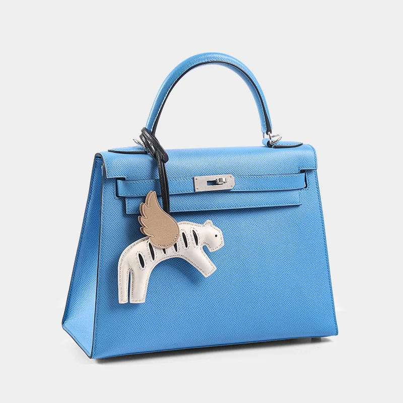 H family small flying tiger pendant leather bag pendant female hand-stitched car pendant male tiger pendant senior