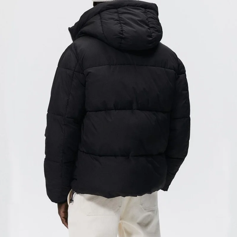 Winter warm padded jacket men's European and American style fashion hooded jacket padded jacket parkas Men's winter jackets