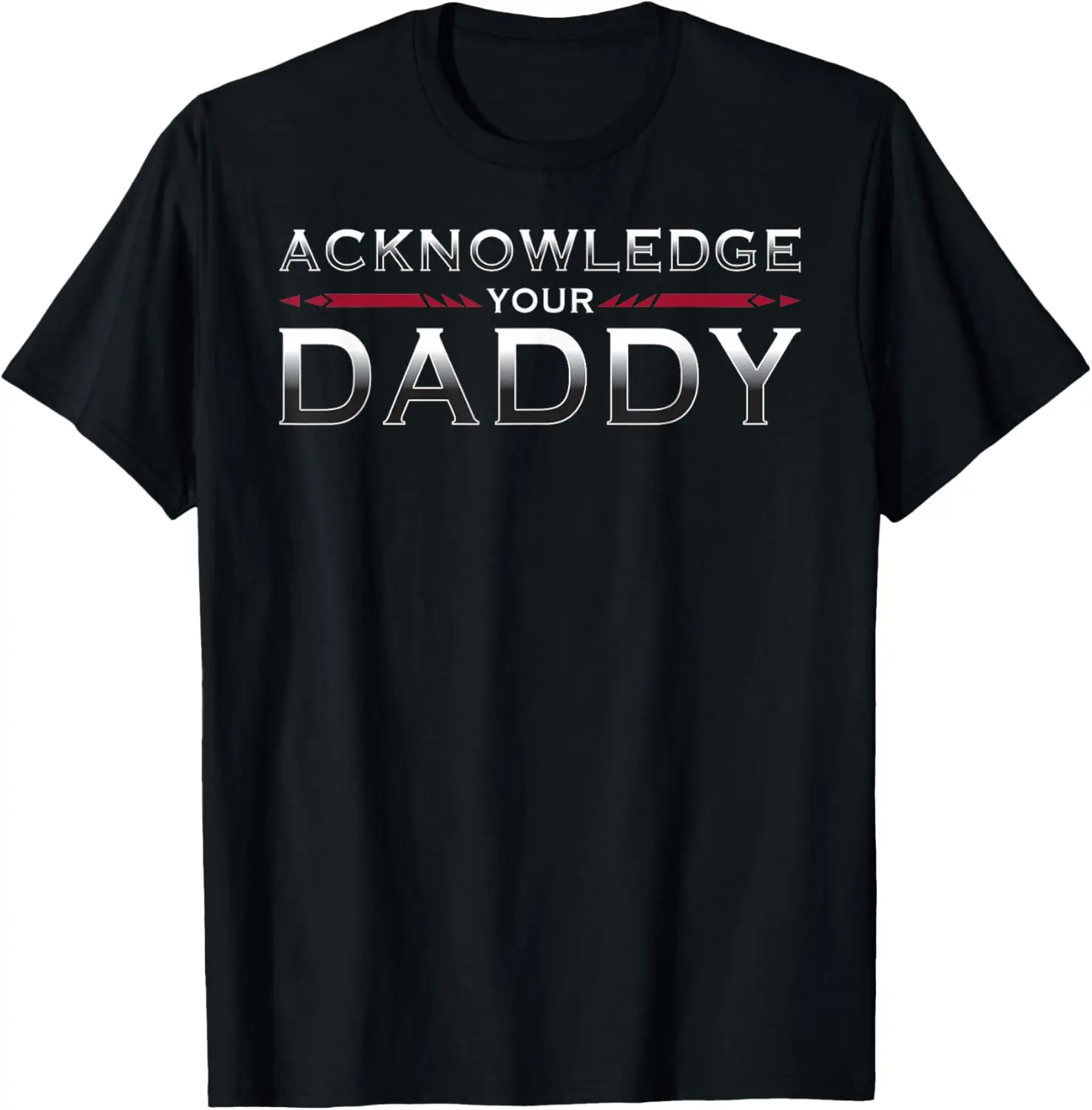 Забавная спортивная футболка Acknowledge Your Daddy