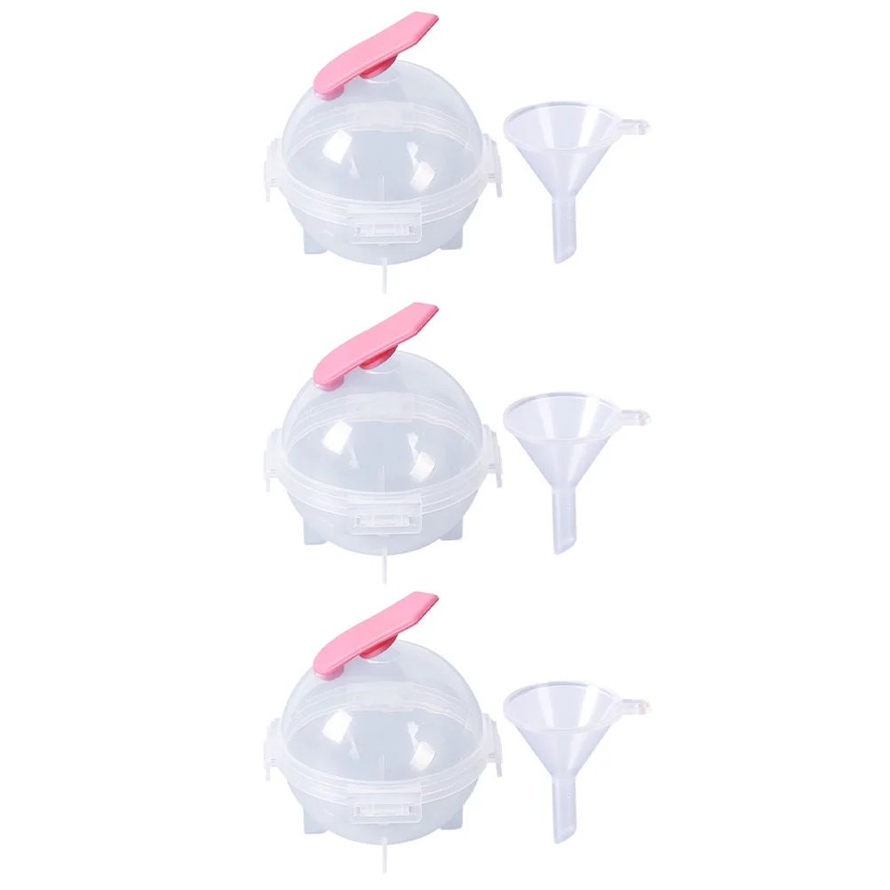 

3 Sets of Household Ice Making Tools Kitchen Ice DIY Molds Round Ice Cube Makers