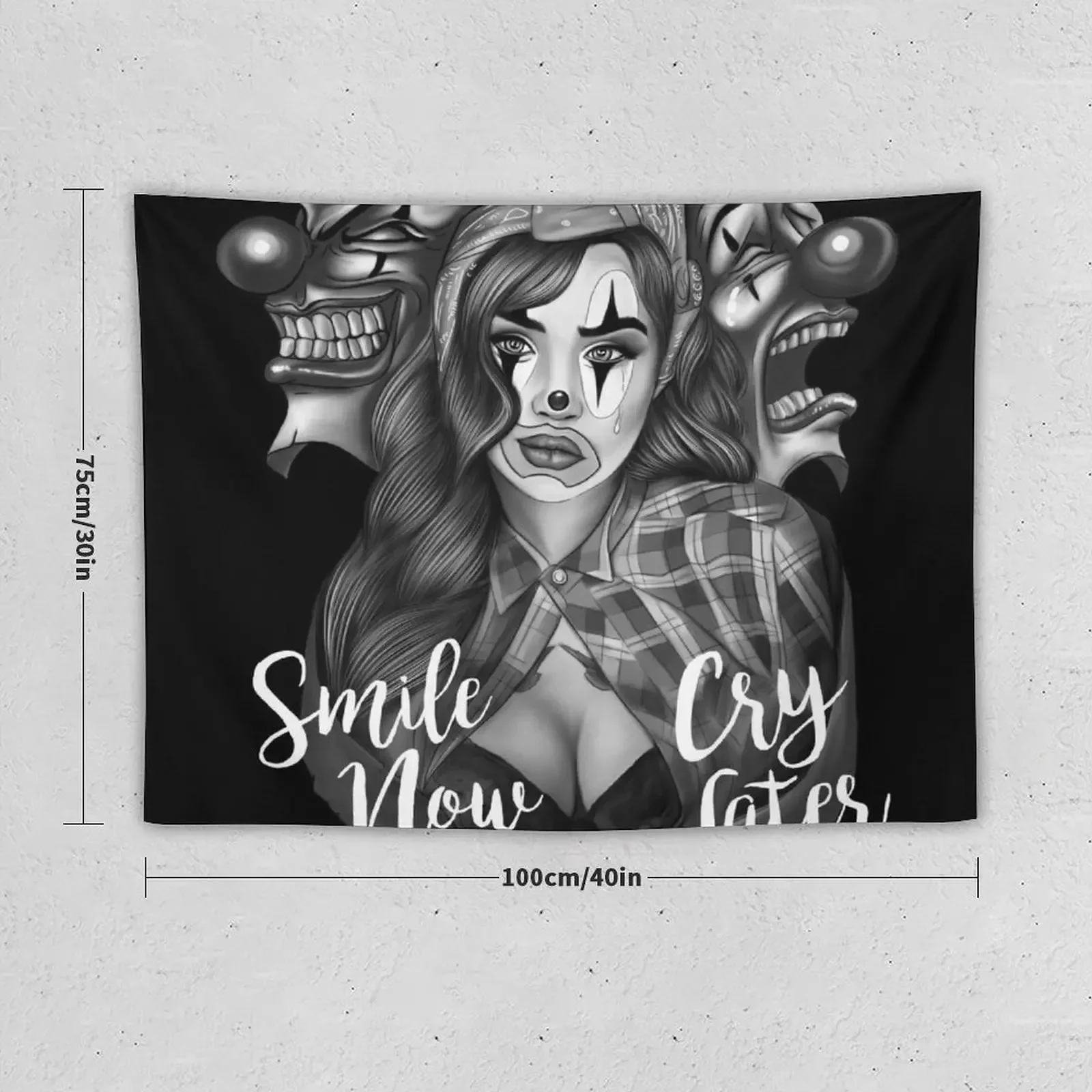 Художественный гобелен Smile Now Cry After декор для комнаты милый домашний декоративные