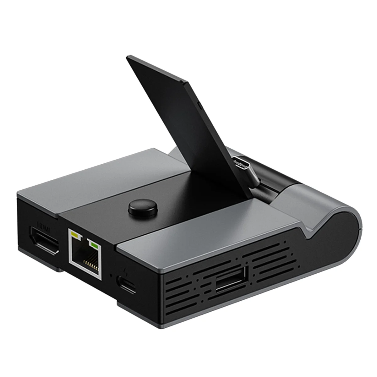

Док-станция для телевизора Nintendo Switch USB 2,0 Hub USB C Hub с Gigabit Ethernet 4K HD HDMI-совместимый адаптер-A