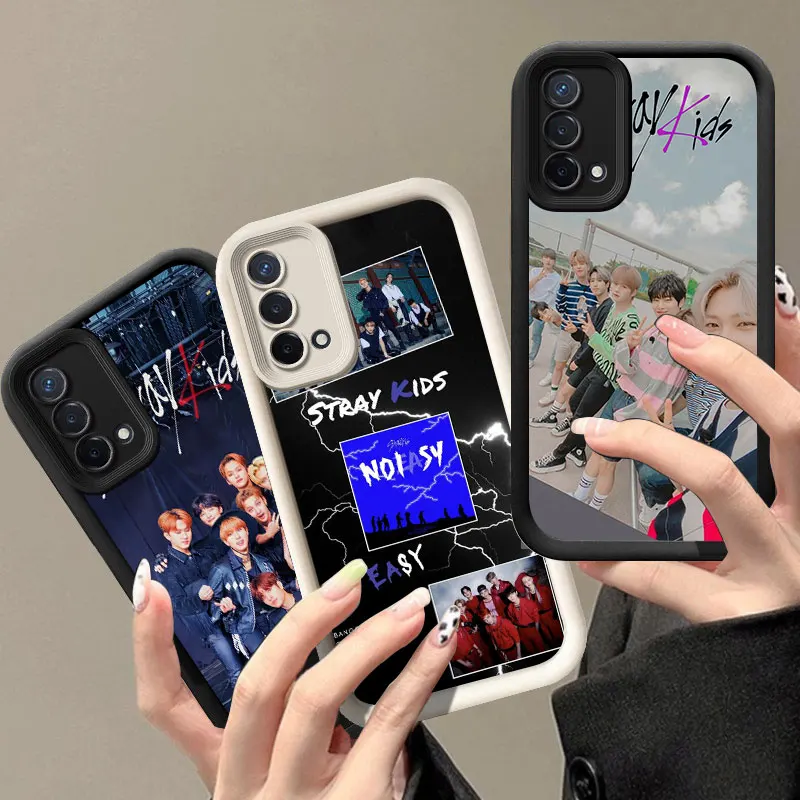 Kpop Stray Kids Phone Case For OPPO A3 Reno 10 11 12 Pro 11F 12F A58 A78 4G A98 A3X 5G A15 A16 A17 A38 A53 A57 A60 A92
