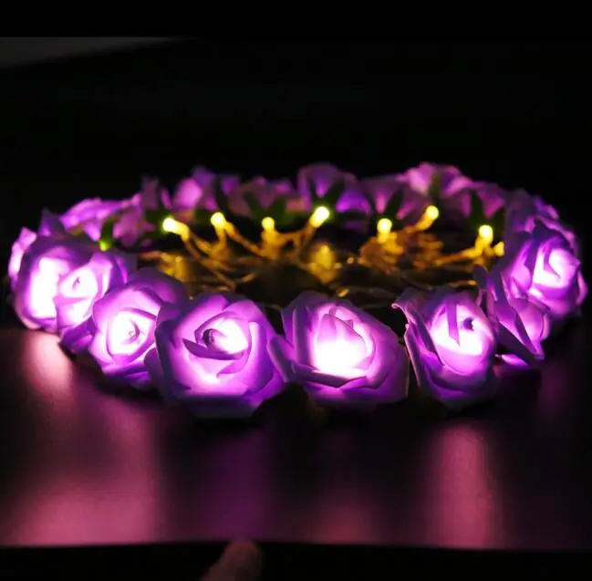 

Rose lamp string decoration indoor small night lamp