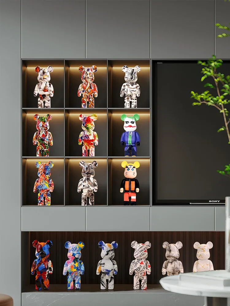 Винтажная цветовая гамма украшения серии жестокий медведь 400% для гостиной и