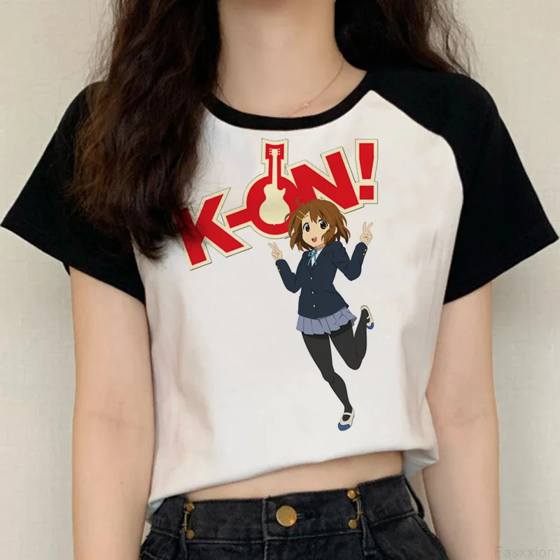 

k-on tshirt women print vintage 2022 t-shirt y2k