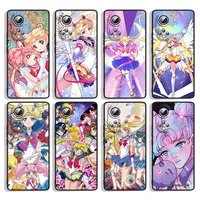 sailor moon anime for huawei honor 60 se 50 30i 20 10i 10x 10 9x 9c 9a 8a 8x lite pro black silicone phone case capa