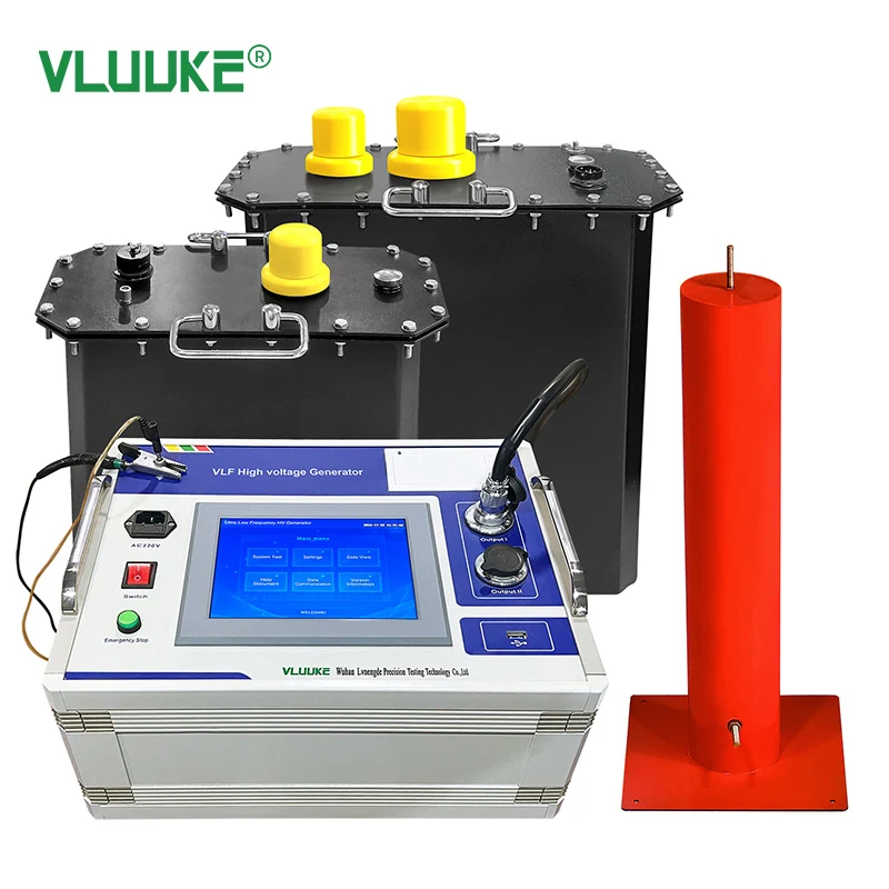 Фото VLUUKE 60/80KV VLF Hipot Tester IEC Стандартное совместимость 0,1 Гц Очень низкочастотный генератор высокого напряжения для кабеля XLPE №1