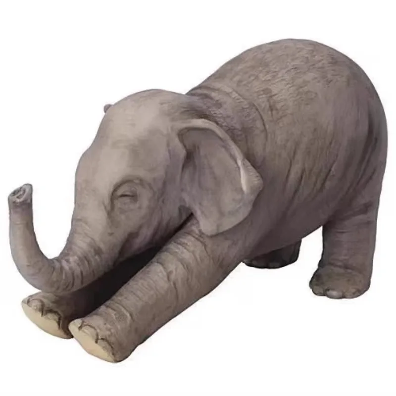 Креативные игрушки с животными Gashapon слон коза мама панда волк собака олень белый