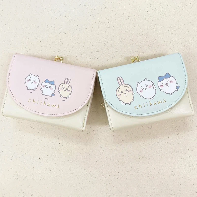 Новый Кошелек Chiikawas Милая Короткая сумка для карт милый кошелек из искусственной