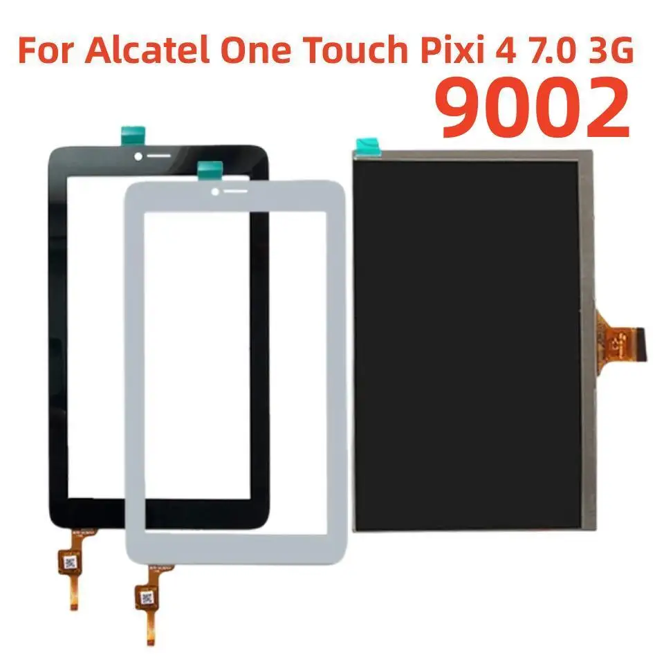 

New Touch screen lcd display For 7"inch Alcatel One Touch Pixi 3 7.0 9002X 9002a 9002 Tablet Digitizer glass replacement Panel