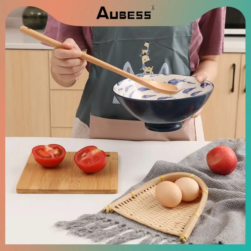 

Портативная ложка для смешивания кофе, чая, из твердой древесины