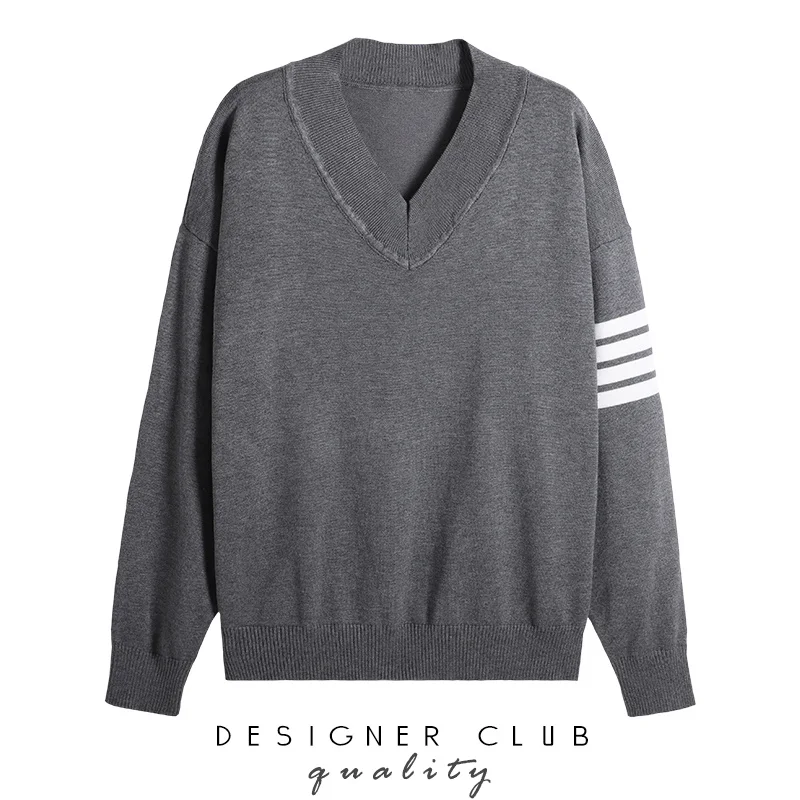 

Новинка весна-осень TB пальто для колледжа ленивый Ветер Свободный пуловер с длинным рукавом толстый свитер