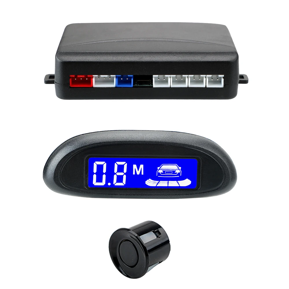 LEEPEE Parktronic Parking Sensor System LCD Cars Car Reversing Radar Buzzer Detector Automatic 12V DC | Автоэлектроника