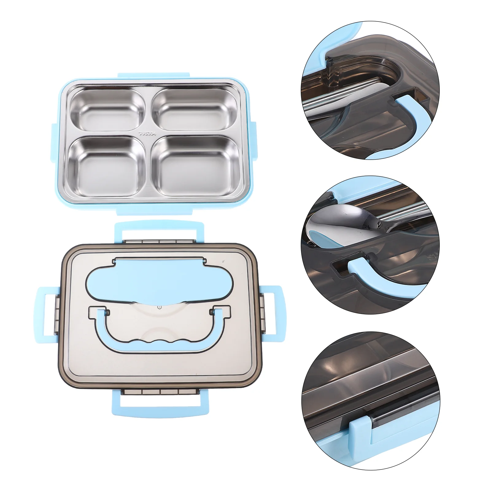 

Stainless Steel Insulation Rice Bento Container Food Case Fruit Lunch Holder Containers