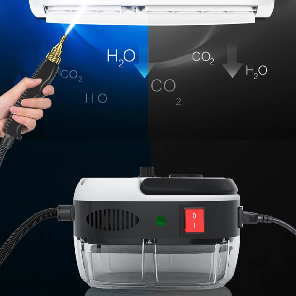 

2500W Electric Steaming Cleaner 110V 220V Steam Cleaning Machine Cleans Up Stain Easily for Air Conditioner/Kitchen Hood/Car