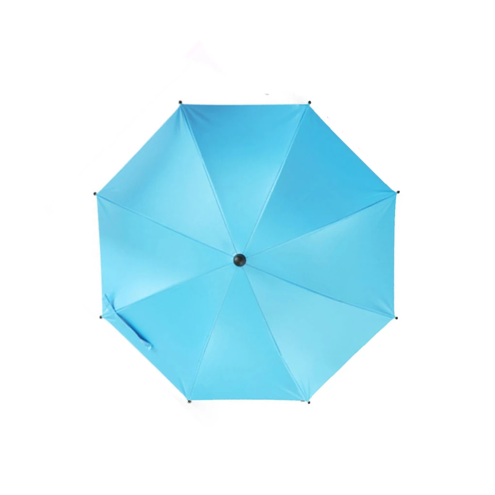 

Detachable Baby Stroller Umbrella Pram Pushchair Parasol Cover 360-Degrees Sunshade Rain Protection Sun Visors Canopy