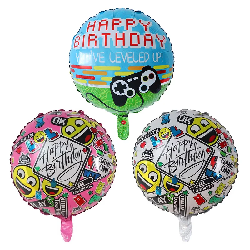 10pcs 18inch Video Game Controller Foil Helium Balloon Baby 