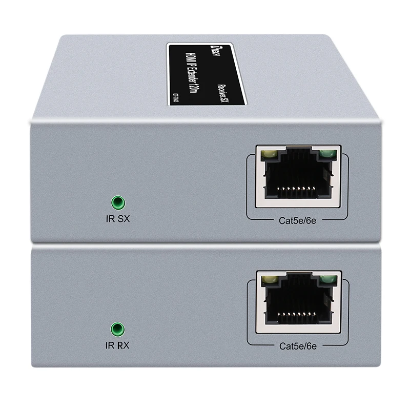 DTECH 1080P cascade transmission Cat5 Cat6 4k 120m ip sender HDMI extender