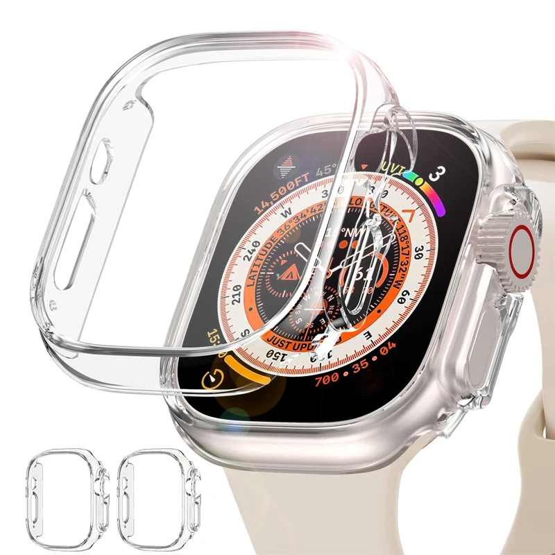 

Ультратонкий Прозрачный чехол из ТПУ для Apple Watch Ultra 49 мм