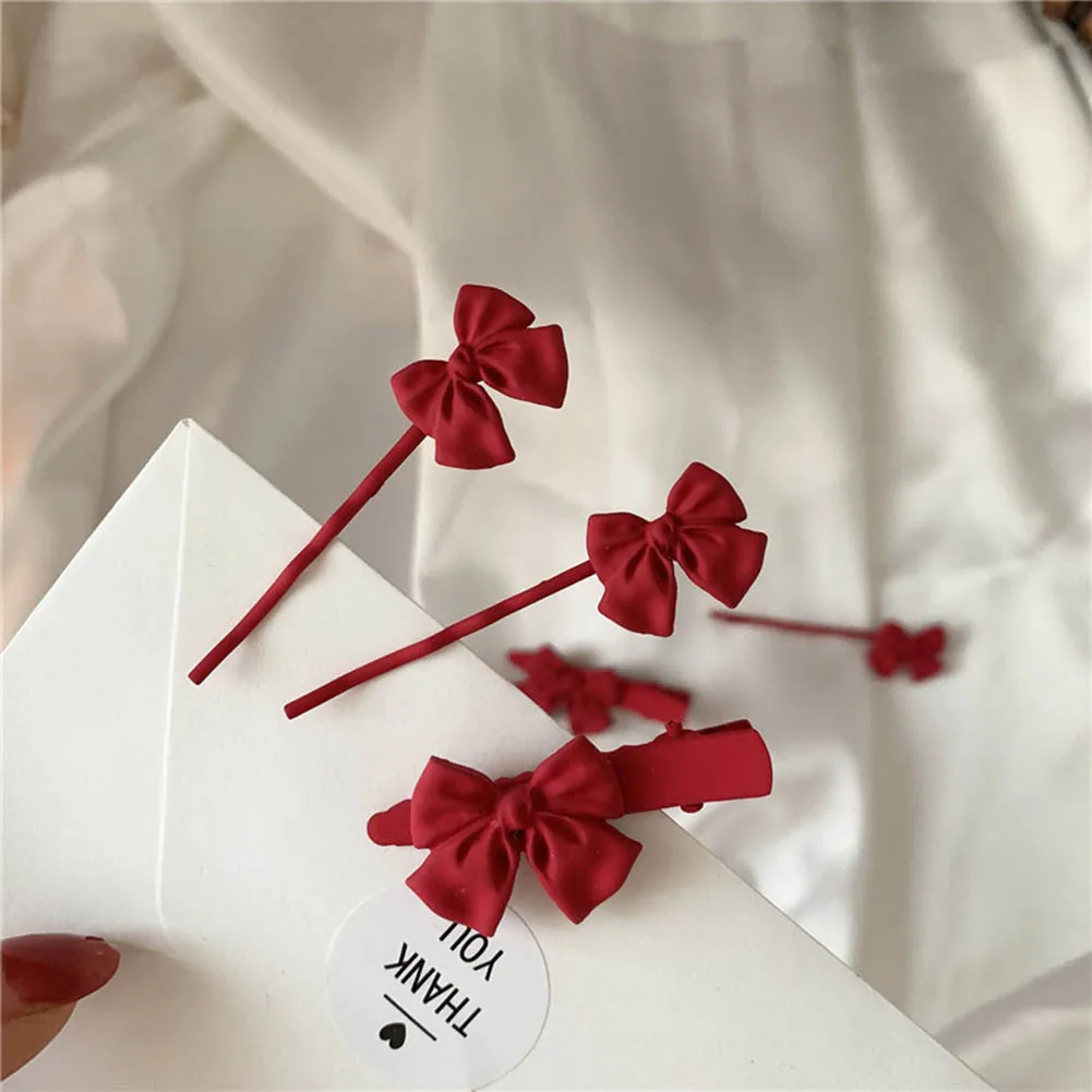 

1pc Bow Hair Clips Pin For Women Fashion Geometric Barrettes Headwear Girls Sweet Hairpins Hairgrips Chic Hair Accessories