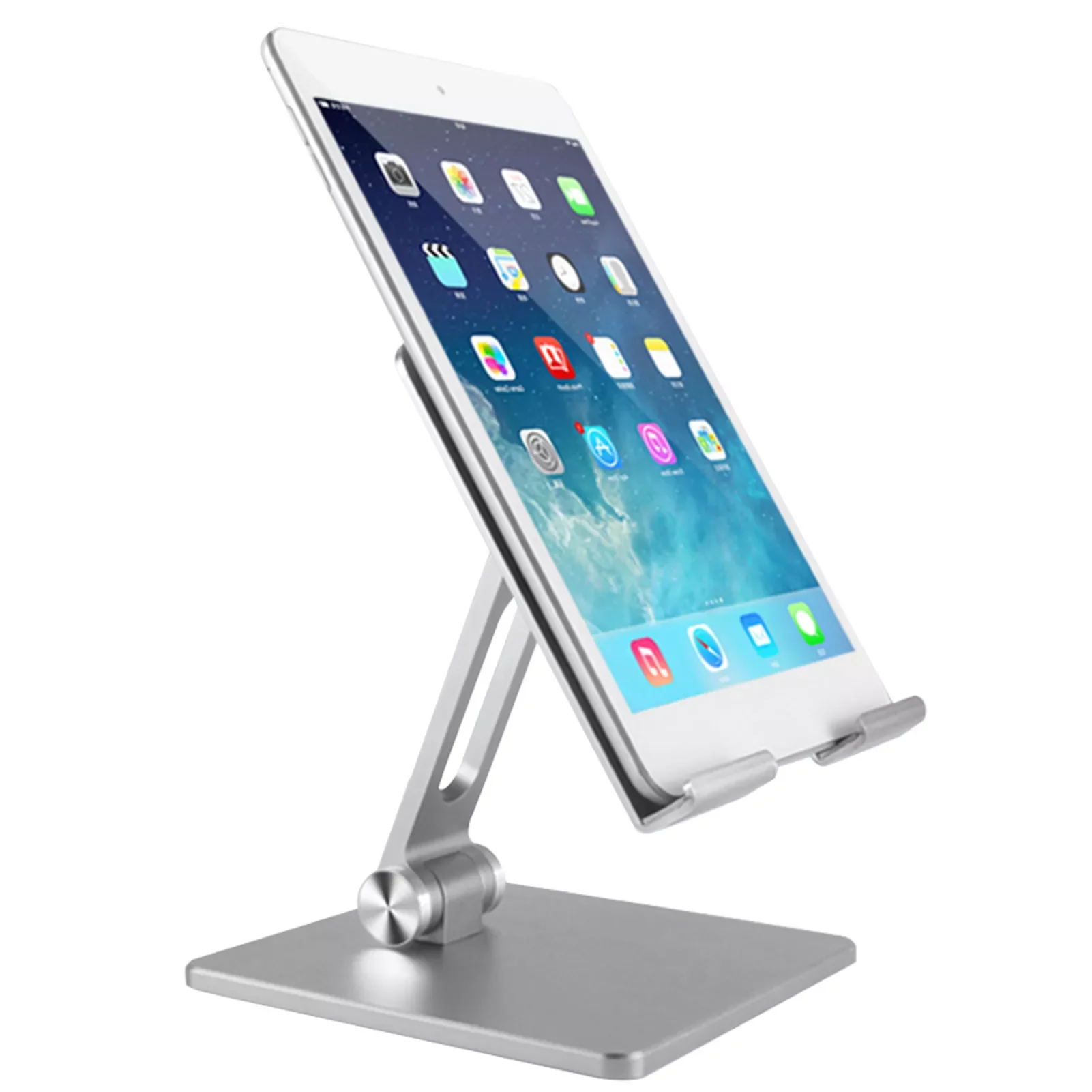 Tablet Stand 180 Adjustable Aluminum Smart Phone Cradle Dock Holder Foldable  Smart Phone Dock Cell Phone