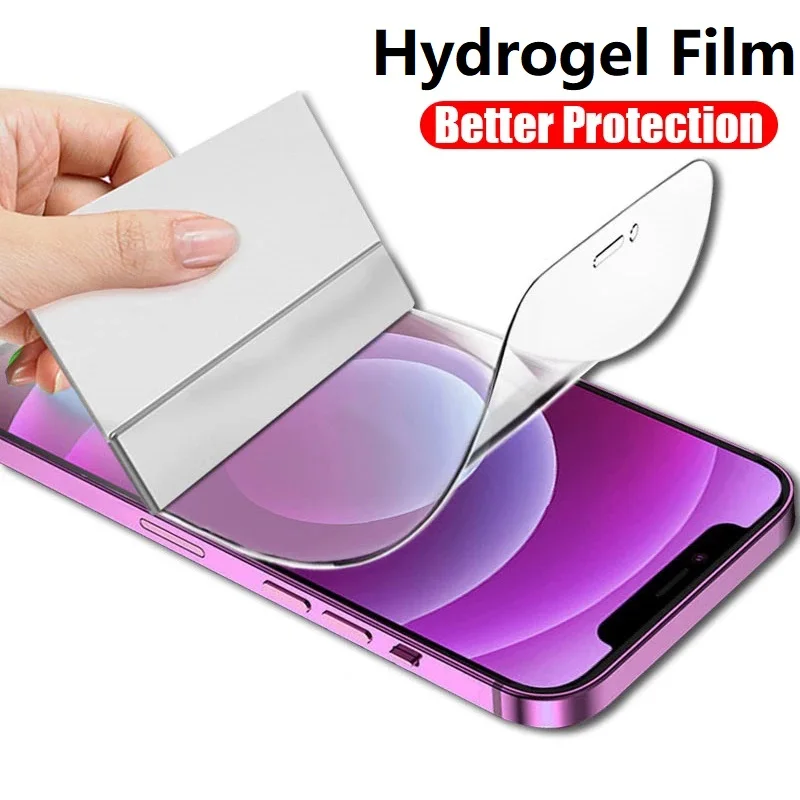 

Гидрогелевая пленка для Apple iPhone 14 Plus 13 12 11 Pro Max Mini, защитная пленка для экрана iPhone X, XR, XS Max