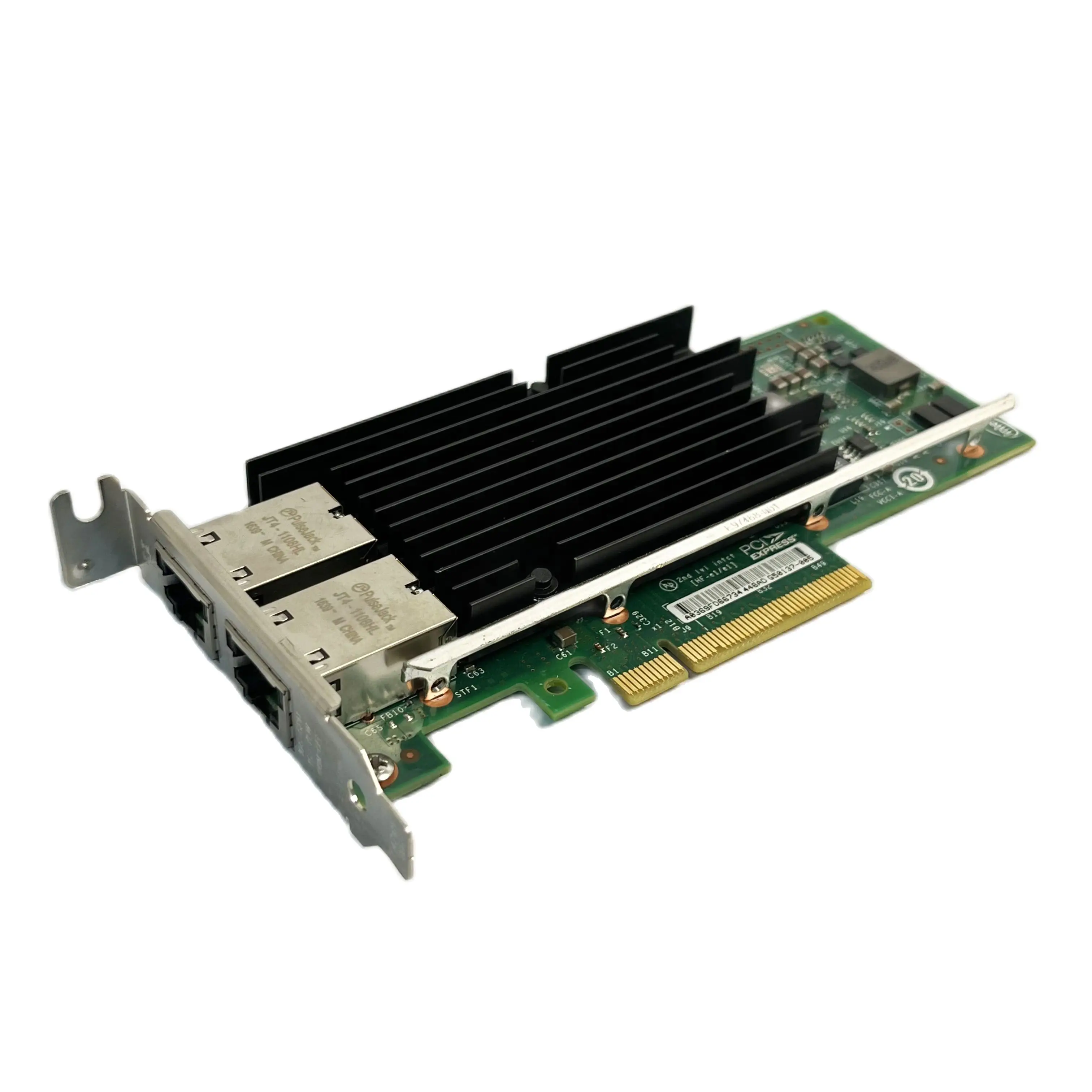 X540-T2 Intel X540 Chipset PCIe x8 Dual Copper RJ45 10Gbps Port Ethernet Network Card Compatible