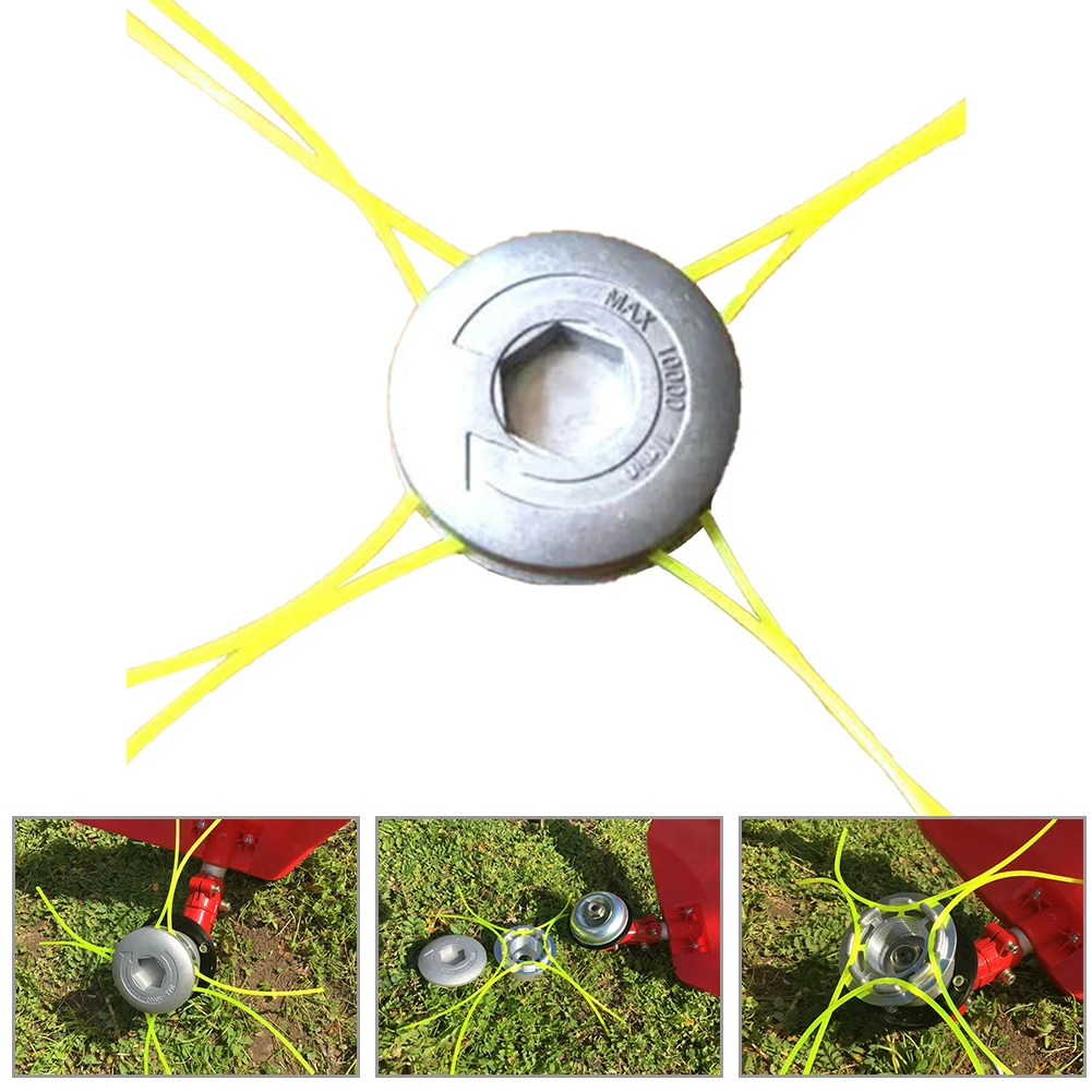 

1PC Trimmer Head Universal Alloy Line Trimmer Head Whipper Snipper Brushutter Brush Cutter Power Tool Equipment