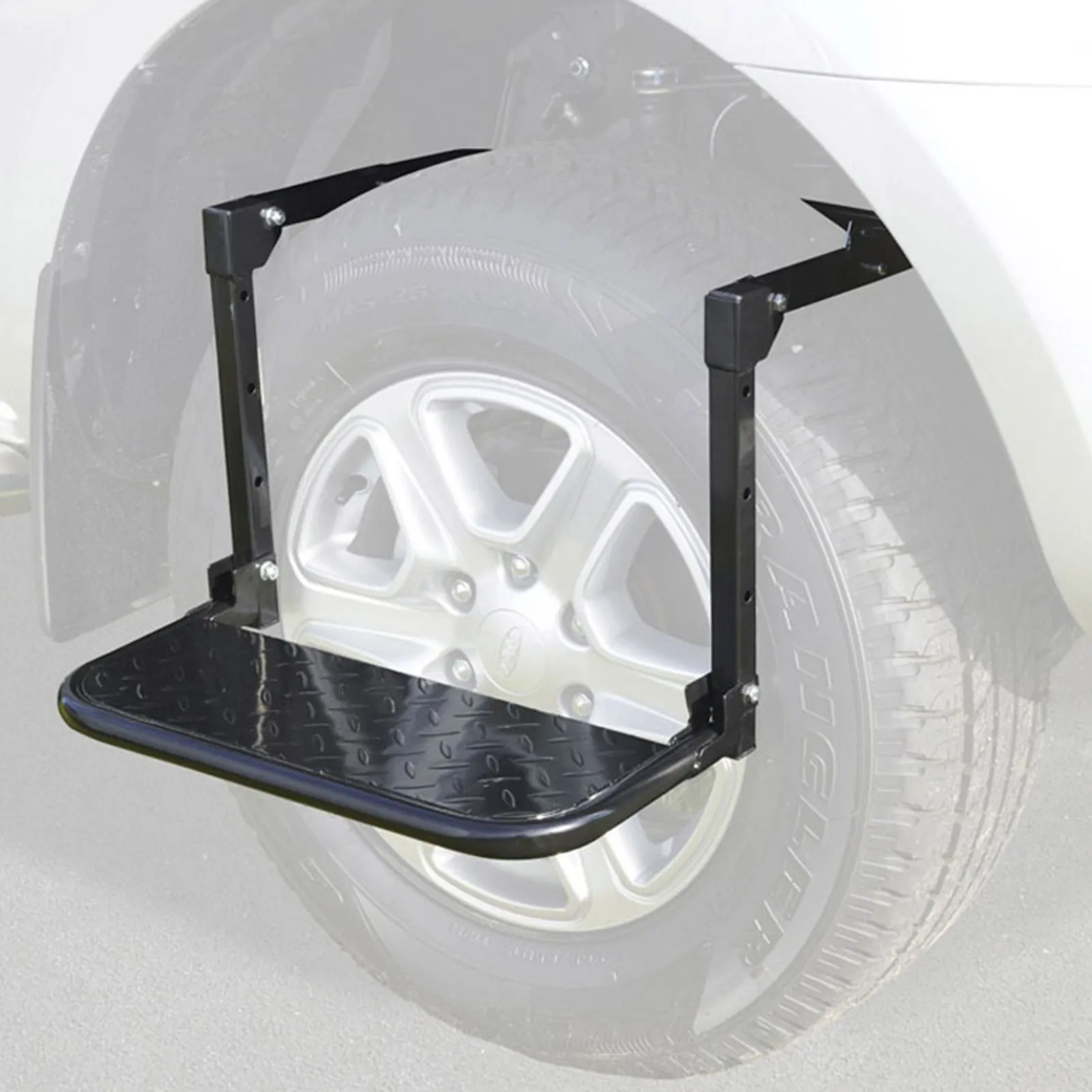 

Folding Portable Tire Ladder SUVs Mpv Tire Mount Ladder For Vehicle Bike Luggage Travel Universal