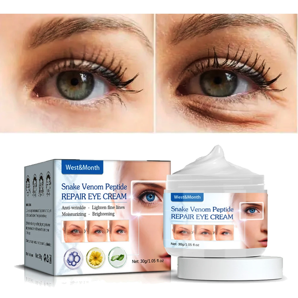 

Peptide Anti-Wrinkle Eye Cream Collagen Anti Dark Circle Anti-aging Gel Hyaluronic Acid Anti-Puffiness Eye Bags Korea Cosmetics