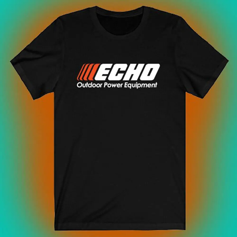 

Мужская футболка с логотипом Echo Outdoor Power Equipment, черная футболка размера от S до 5Xl