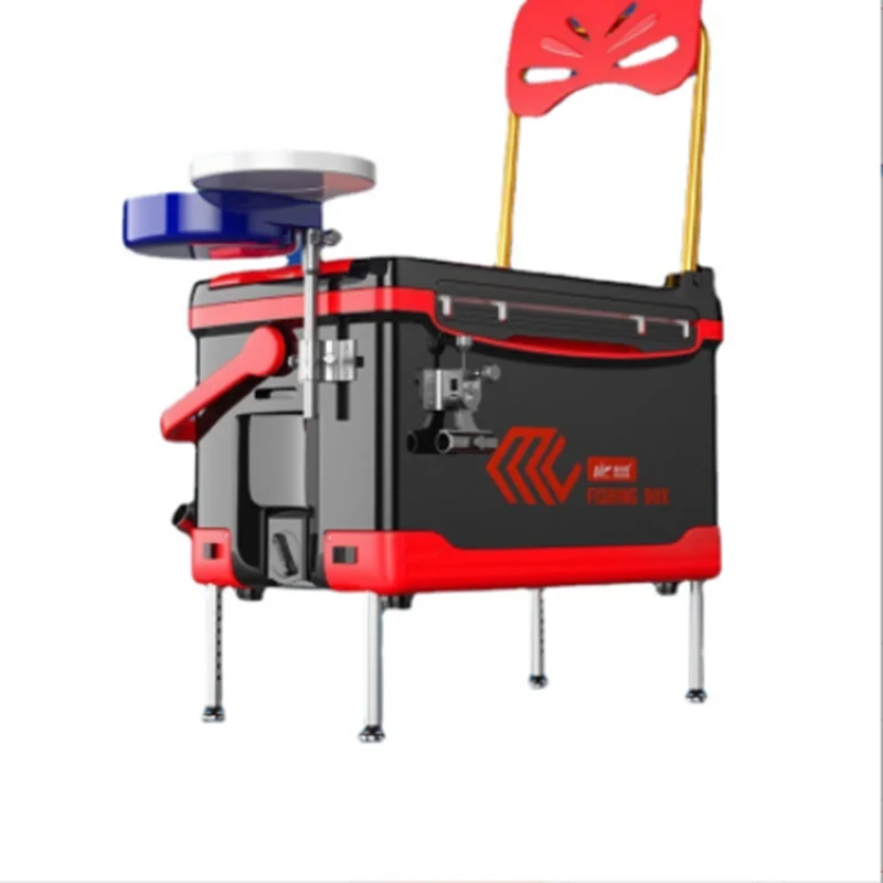 

2020 new fishing box ultra light good fishing genuine fishing box can be taken in the four-pool can lift the multi-function Taiw