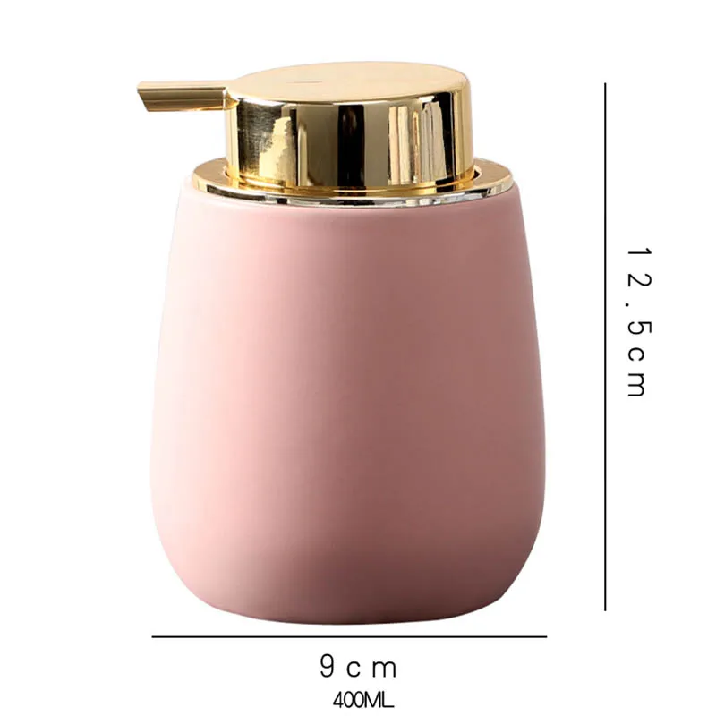 ceramic liquid soap dispenser bottle shower gel dispensers portable liquid soap bottle lotion dispensing bathroom accessories free global shipping