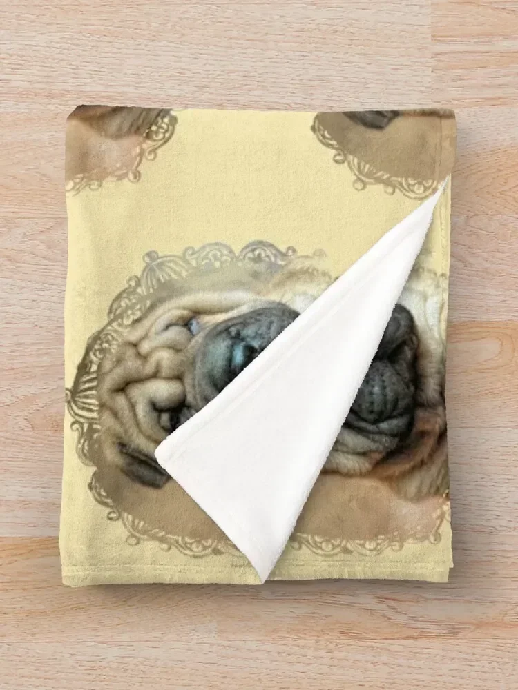 Фланелевое одеяло для щенка Shar Pei