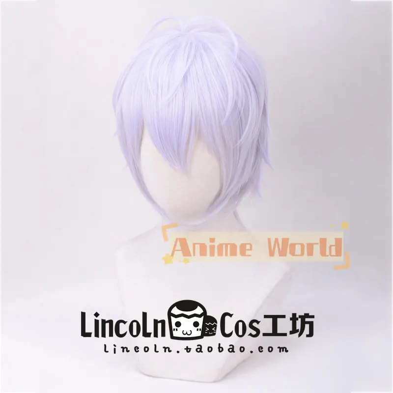 Фото Парик для косплея Sogo Osaka из аниме IDOLiSH7, аксессуар для Хэллоуина и карнавальных вечеринок, синтетическое термостойкое волокно + шапочка для парика №3