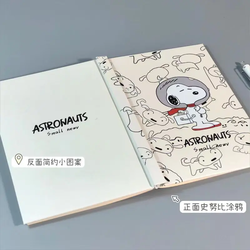 Новинка Блокнот Kawali peanut Snoopy в жестком корпусе блокнот с горизонтальной линией