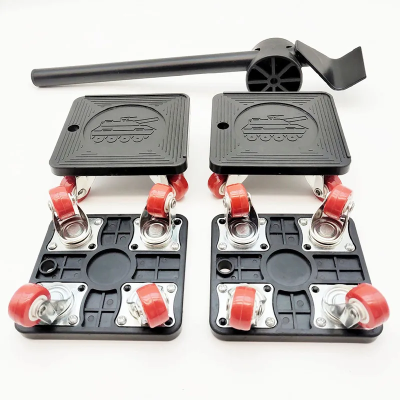 

Набор Для Перемещения Мебели Весом До 400 Кг С Колесами И Направляющими – Простой В Использовании Ручной Инструмент Для Транс...