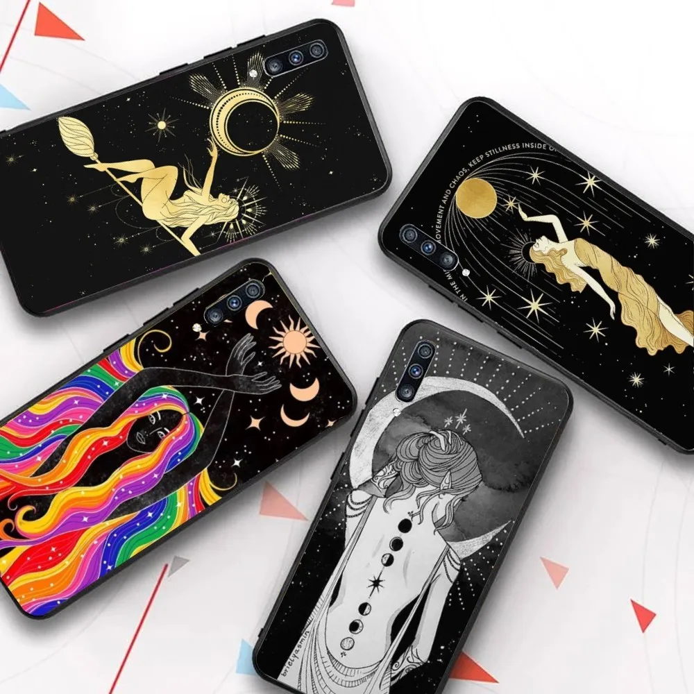 

Witches Moon Tarot Mystery Totem Phone Case For Samsung A 10 11 12 13 20 21 22 30 31 32 40 51 52 53 70 71 72 73 91 13 Shell