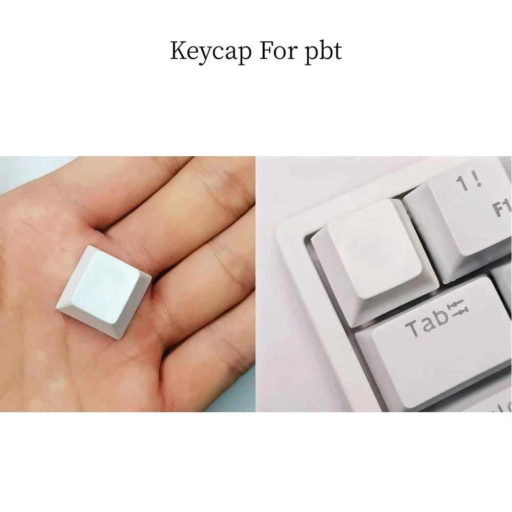 

White Color Keycap For pbt Wear-resistant Removable Keyboard Repair Parts Keycap Replacement Accessories