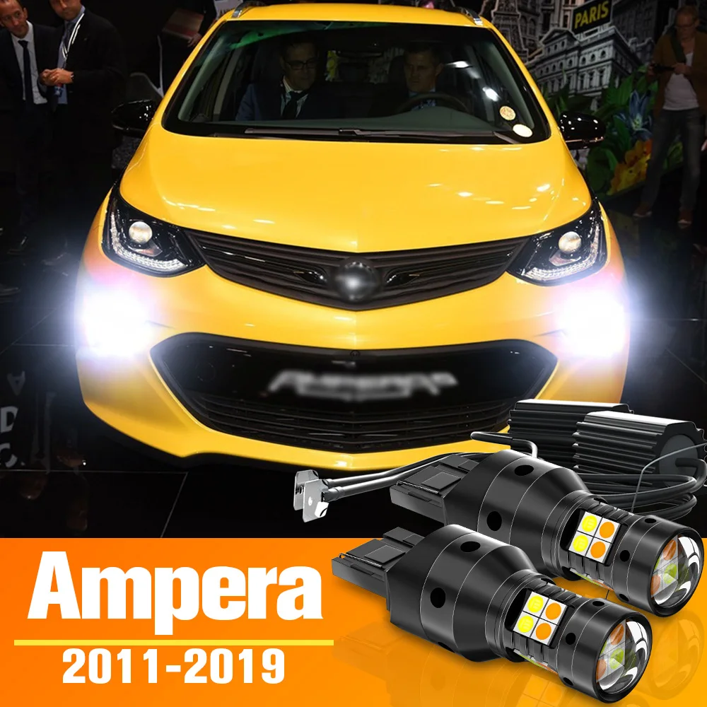 

2pcs Dual Mode LED Turn Signal+Daytime Running Light DRL Accessories For Opel Ampera Ampera-e 2011-2019 2013 2014 2015 2016 2017