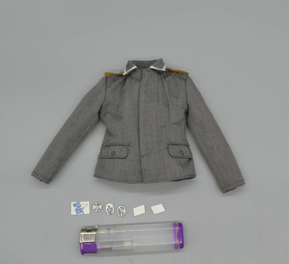 

1/6 UJINDOU UD9011 WWII Military Series Skull Army Division Hungary 1945 Military M43 Field Blouse Uniform Top Fit 12" Action