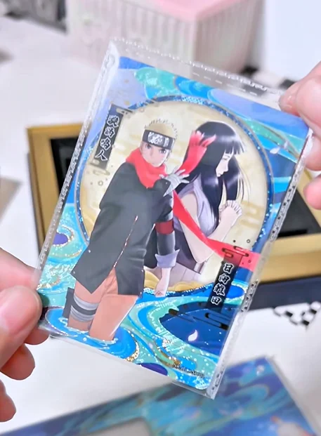 Фото Памятная подарочная коробка KAYOU Naruto Theater Edition, ограниченная коллекционная карта Uzumaki Naruto Hy Ū Ga Hinata, коллекционные карты аниме №3
