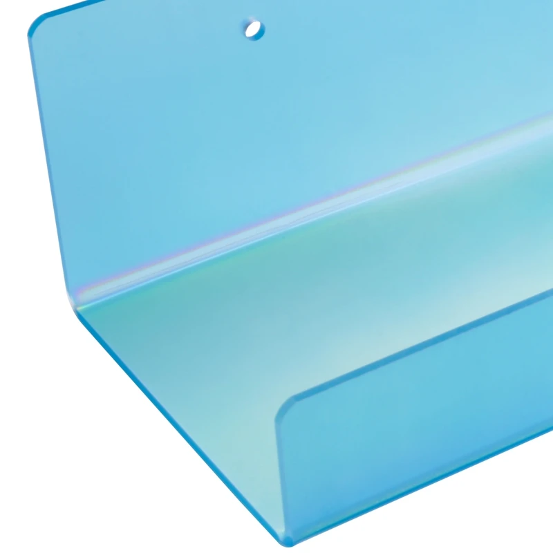 2 шт. Радужная акриловая настенная плавающая книжная полка для дисплея